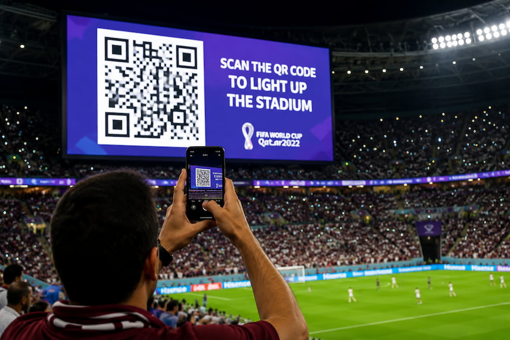 The World’s Biggest Phishing Test? What the World Cup’s QR Code Light Show Teaches Us About Trust